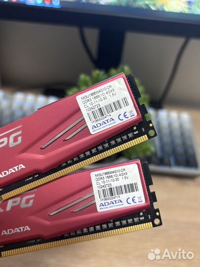 Adata xpg 8 gb 1866 mhz ddr3