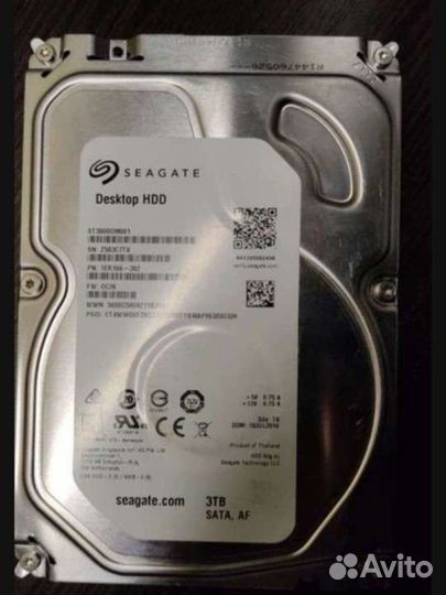 Жесткий диск hdd 3 tb