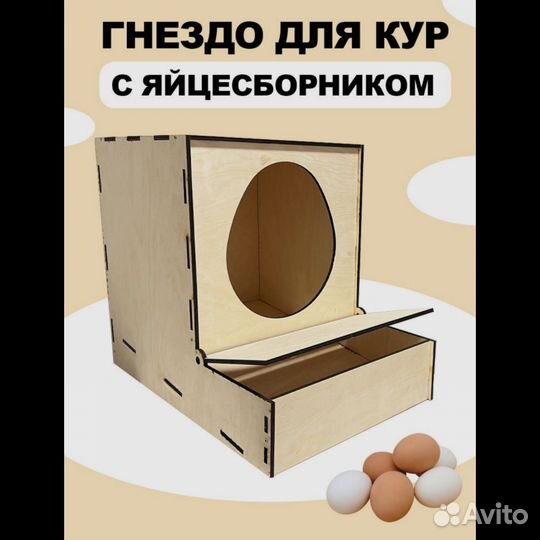 Гнездо для кур с яйцесборником