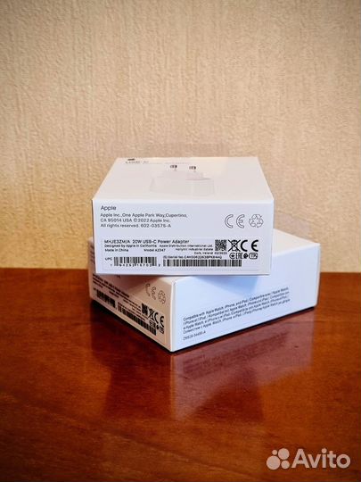 Адаптер для Айфона / Блок USB Type-C 20W (новый)