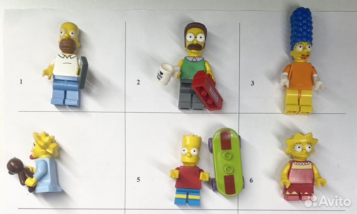 Lego Harry Potter / The Simpsons / unikitty лоты