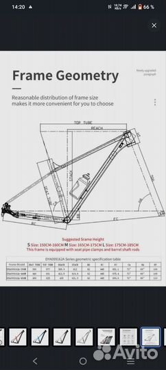 Рама для горного(мтв) велосипеда 29