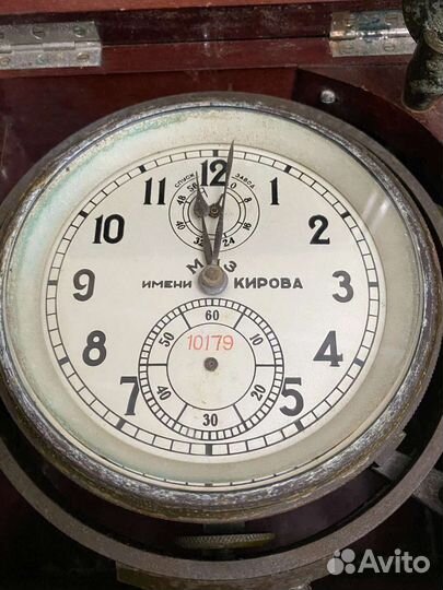 Морской хронограф 1920 х гг мчз им. Кирова рабочие