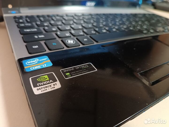 Ноутбук Acer Core i7, 8гб, GT630M, SSD-500гб