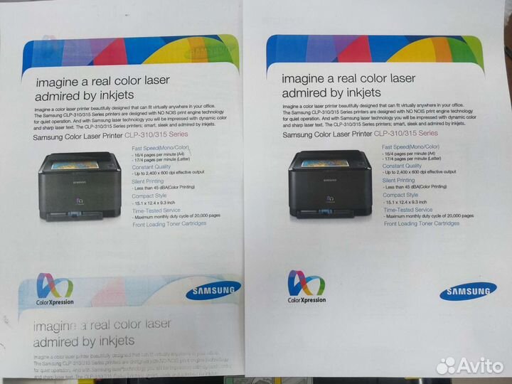 Ремонт цветных лазерных принтеров и мфу Samsung