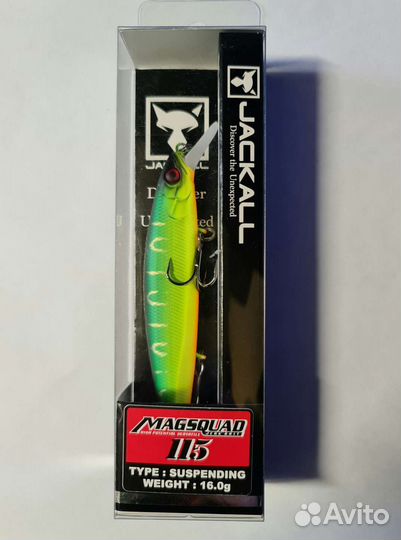 Воблер Jackall Magsquad 115SP mat tiger