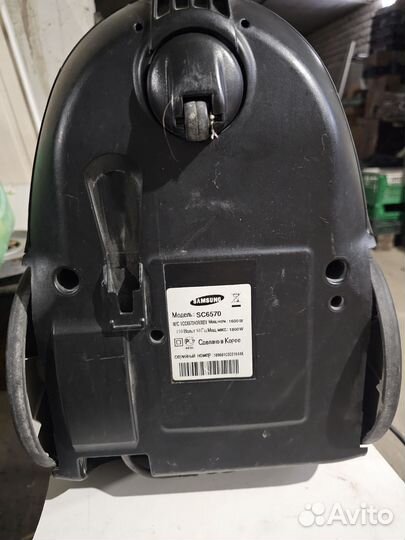 Пылесос samsung на запчасти