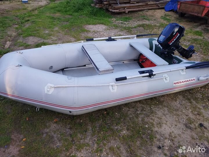 Лодка и мотор nissan
