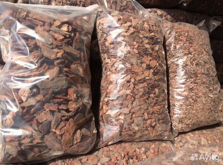 Кора сосны мульча