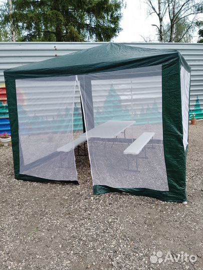 Аренда шатра с москитной сеткой