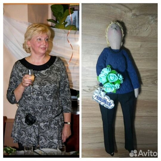 Интерьерная портретная кукла