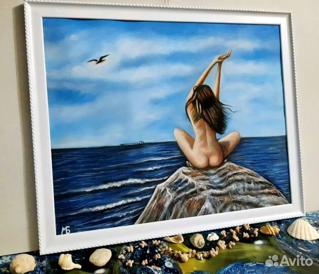 Интерьерная картина в стиле ню 