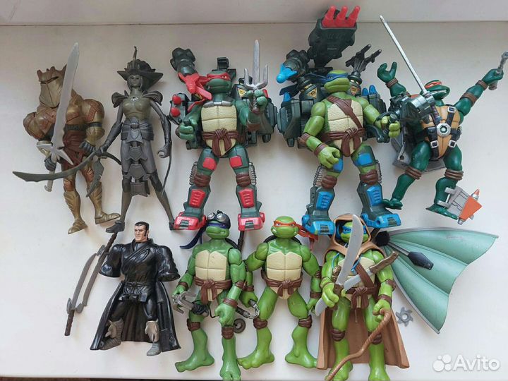 Черепашка-ниндзя фигурки и транспорт