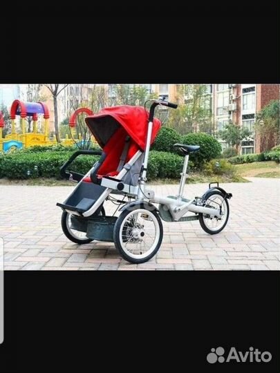 Велоколяска велотрансформер тага байк