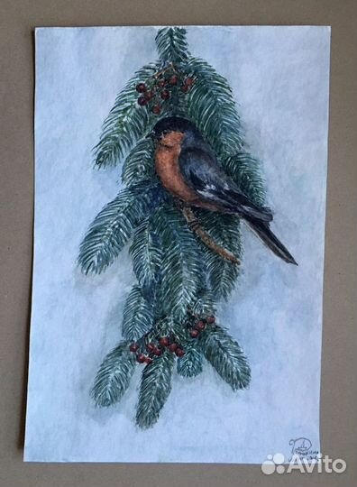 Картина акварель
