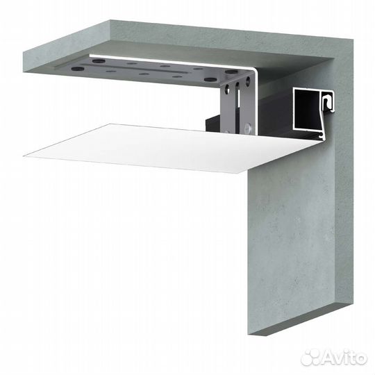 Теневой профиль brus 04 для натяжных потолков