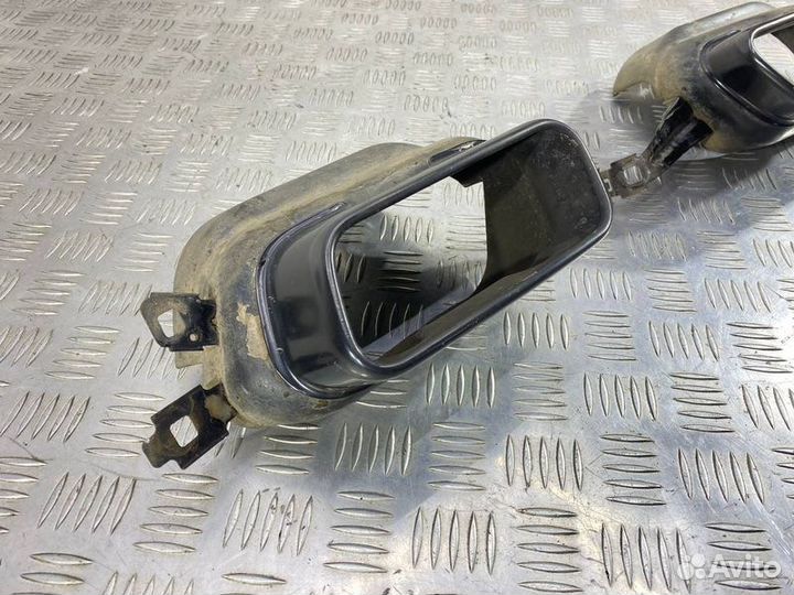 Насадки на выхлоп 740 стиль черные Bmw 7 F01