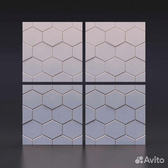 Гипсовая 3D панель 