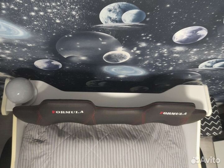 Детская кровать машина с матрасом