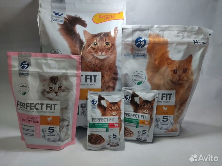 Сухой корм для кошек, влажный корм для кошек