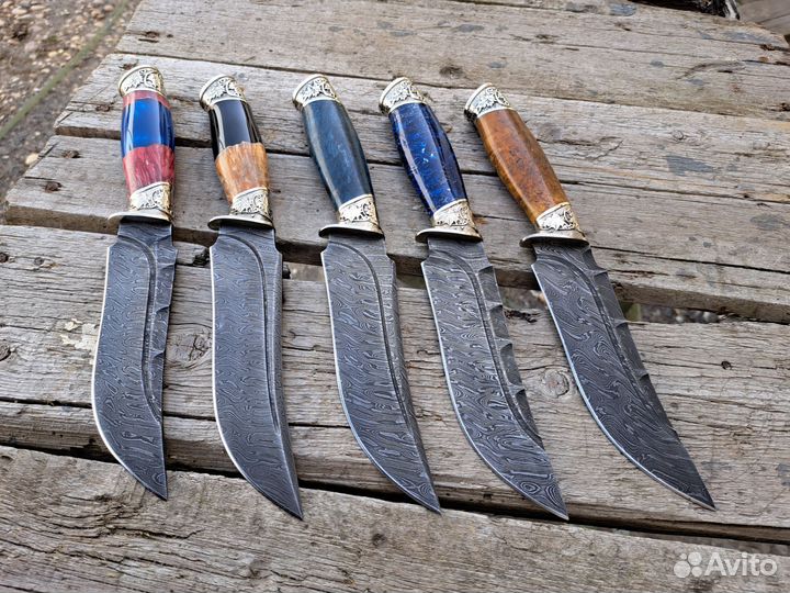 Нож из дамасской стали(широкий ассортимент)
