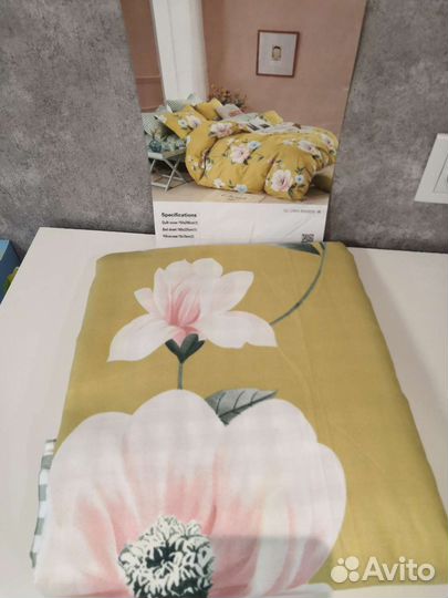 Постельное белье 1.5 сп новое