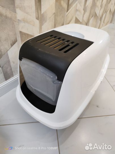 Кошачий лоток закрытый