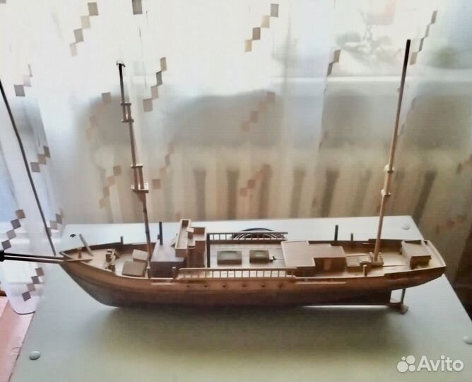 Корабль, ручная работа,дерево