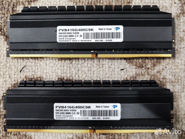 16 гб DDR4 Patriot Viper PVB416G400C9K (для Юрия)