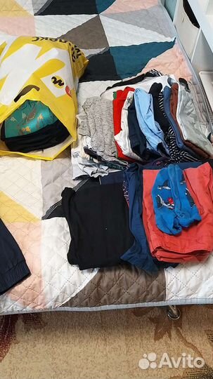 Вещи пакетом на мальчика 122 128