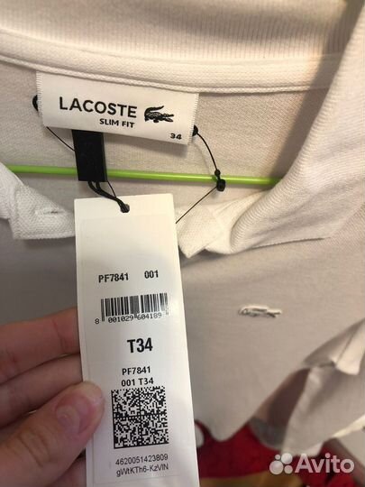 Поло с длинным рукавом женское lacoste Оригинал