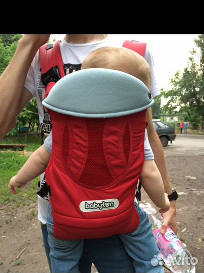 Рюкзак-переноска (кенгуру) Babyton 902 Red