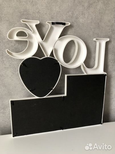 Рамка для фото белая