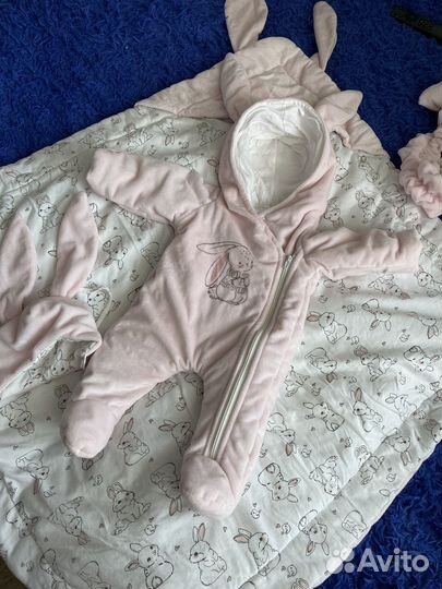 Комплект на выписку для девочки осень