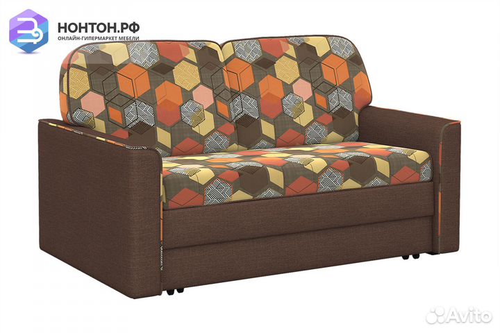 Диван выкатной Глория-7 коричневый