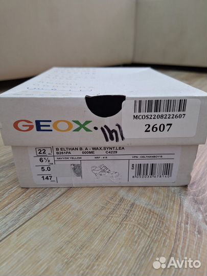 Полуботинки детские Geox 22 р. демисезон