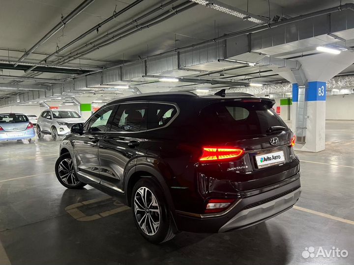 Hyundai Santa Fe 2.2 AT, 2019, 160 000 км