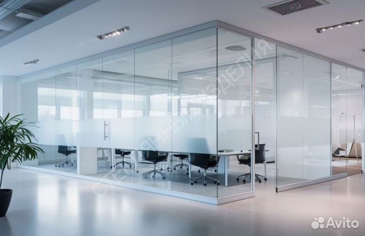Стеклянные перегородки
