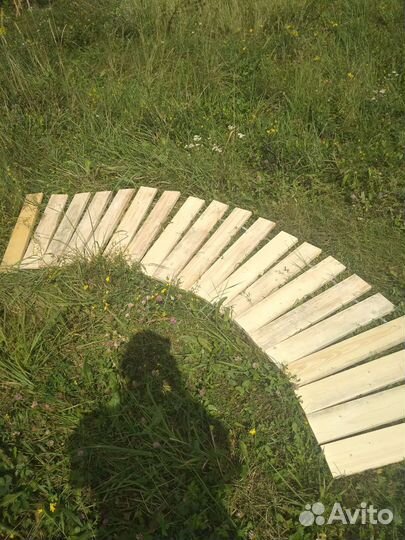 Садовые дорожки из дерева