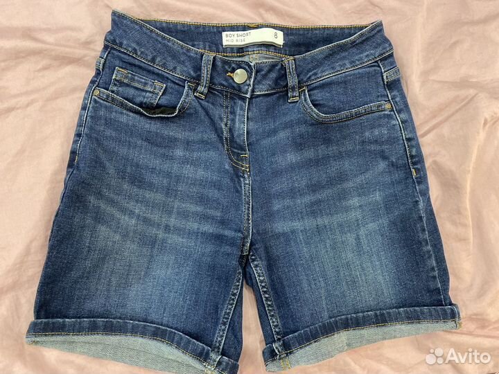 Шорты джинсовые next