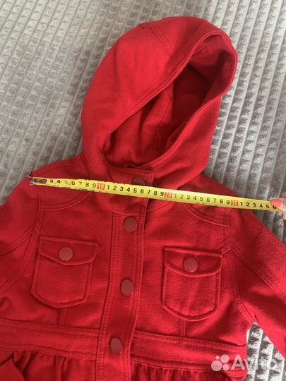 Пальто для девочки zara 128