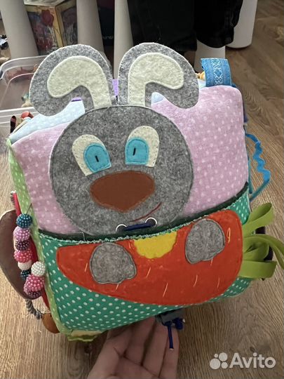 Развивающий кубик мягкий