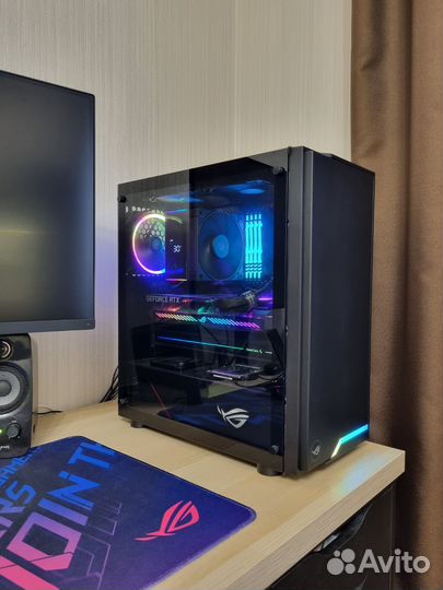 ROG strix мощный игровой компьютер i9, RTX, 32gb
