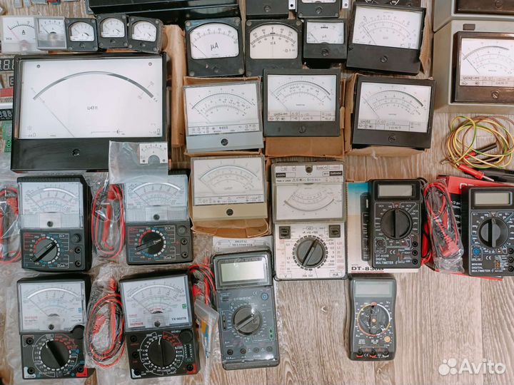 Ампер вольтметр и измерительная головка 1 шт