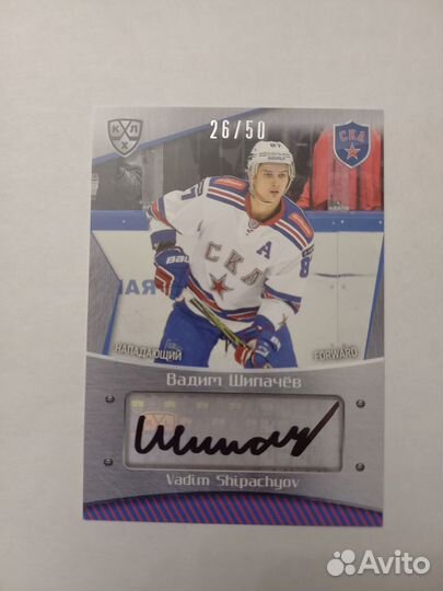 Автограф Вадим Шипачев