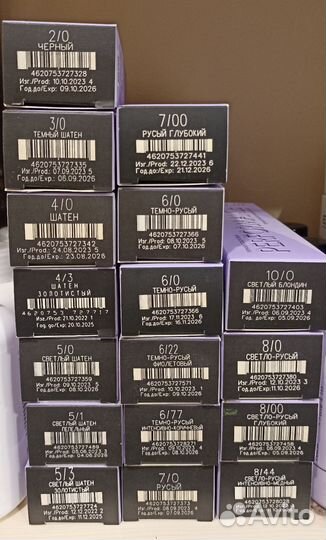 Краска для волос, краситель, ollin, оллин