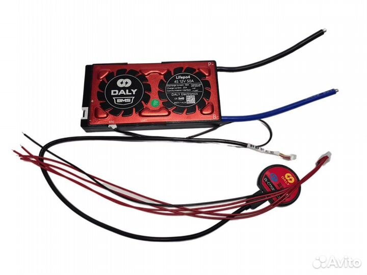 Плата контроля BMS Smart lifepo4 4S 12V 50A DaLy