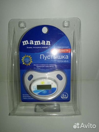 Пустышка-термометр