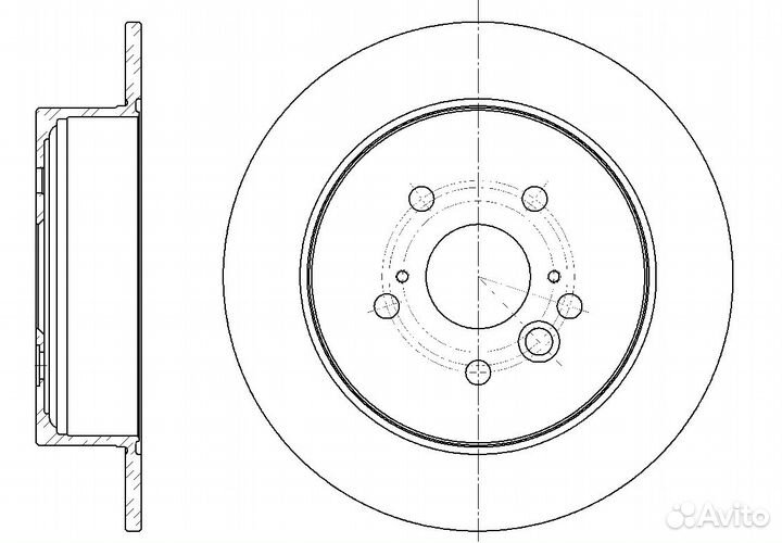 Диск тормозной G-brake GR-01596 GR-01596 G-brake