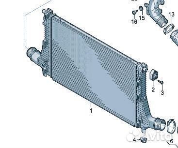 Интеркулер Volkswagen Talagon